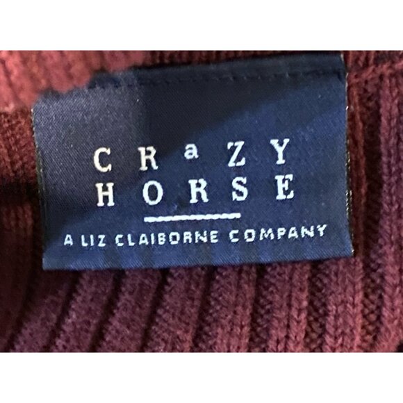 Crazy Horse A Liz Claiborne Company Womens Size M Long Sweater Button Down - Picture 4 of 10